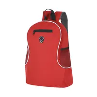 Mochila de poliéster Humus 600D con salida de auriculares de poliéster 600D, vista frontal