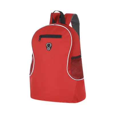 Mochila de poliéster Humus 600D con salida de auriculares personalizable