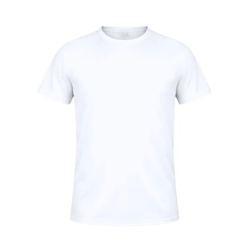 Camiseta técnica de poliéster 135 g niño en blanco de 100% poliéster 135 g/ m2, vista frontal