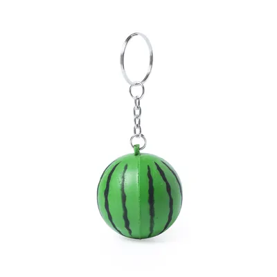 Llavero antiestrés con forma de fruta personalizable