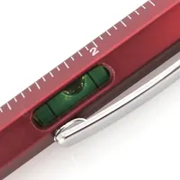 Bolígrafo Sauris 4 en 1 con nivel, regla y destornillador, detalle 4