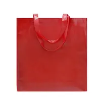 Bolsa non woven laminado Divia 110 g con fuelle de non-Woven laminado, vista lateral