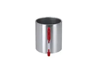 Taza de acero Bastic 220 ml asa mosquetón de acero inox, detalle 4