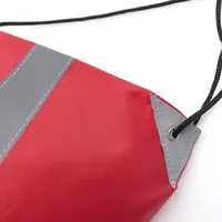 Mochila de cuerdas reflectante poliéster Lemap 190T de poliéster 190T, detalle 2