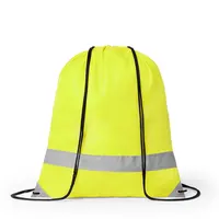 Mochila de cuerdas reflectante poliéster Lemap 190T de poliéster 190T, vista frontal