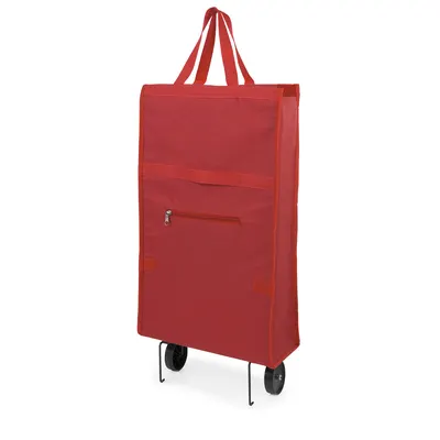 Carro de compra plegable Fasty con bolsillo frontal personalizable