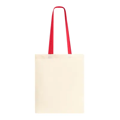 Bolsa de algodón Fuzox 105 g natural con asas de color personalizable