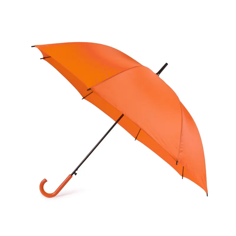 Paraguas automático Ø Meslop 105 cm en naranja de poliéster 190T, vista frontal