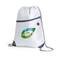 Mochila de cuerdas poliéster Blades 210D con bolsillo de poliéster 210D, vista lateral