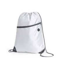 Mochila de cuerdas poliéster Blades 210D con bolsillo de poliéster 210D, vista frontal
