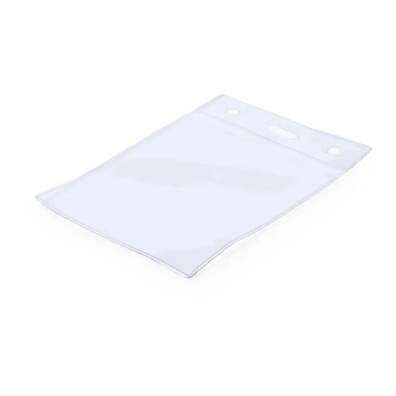 Identificador de PVC Bizzot troquelado vertical en identificador bizzot de PVC, vista frontal