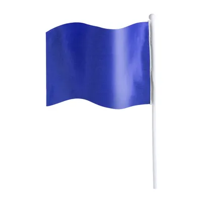 Banderín de poliéster con mástil de 30 cm personalizable
