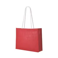 Bolsa de yute Hintol con fuelle y asas de algodón 70 cm de yute laminado/ algodón, detalle 2
