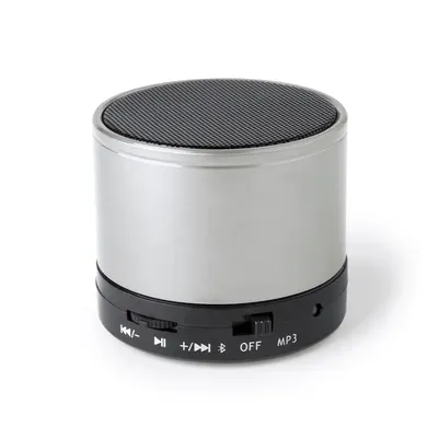 Altavoz Bluetooth 5.0 metálico radio FM micro SD personalizable