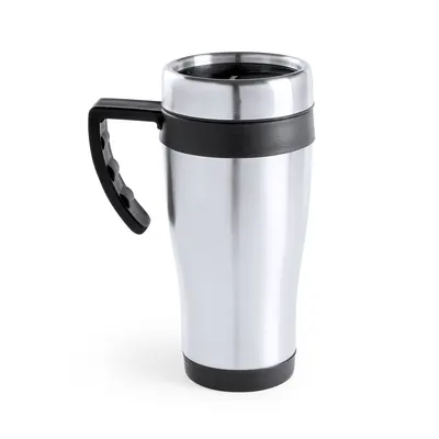 Taza térmica acero 450 ml con tapa personalizable