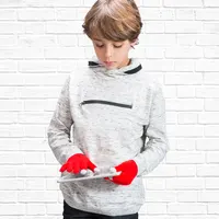 Guantes táctiles infantiles de acrílico Pigun de acrílico, vista lateral