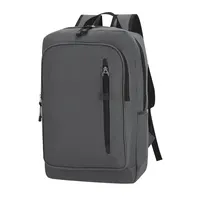 Mochila de poliéster Donovan 600D con portátil de 15 pulgadas de poliéster 600D, vista lateral