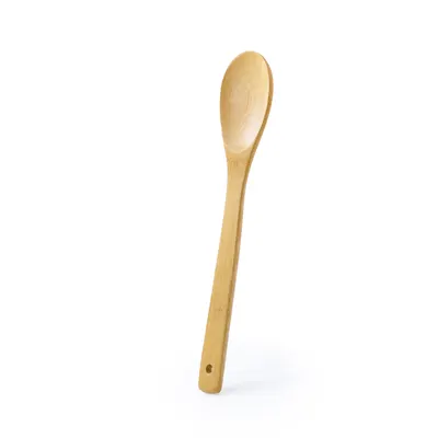 Cuchara de cocina de bambú personalizable