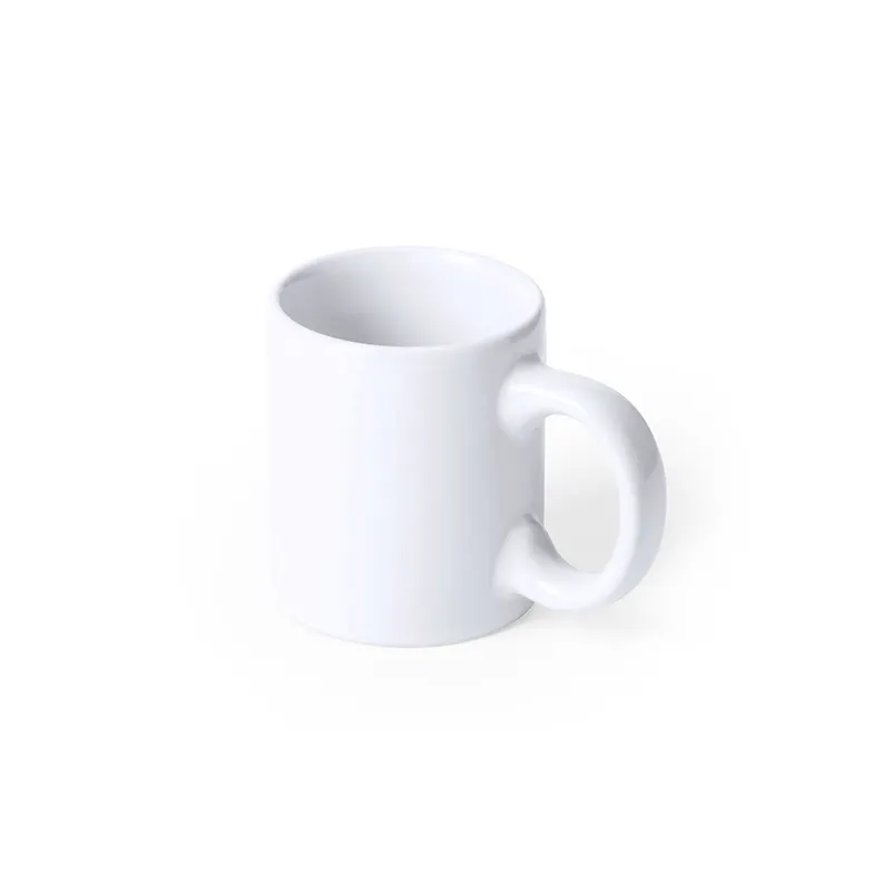 Taza espresso de cerámica Lutin 80 ml en blanco de cerámica, vista frontal