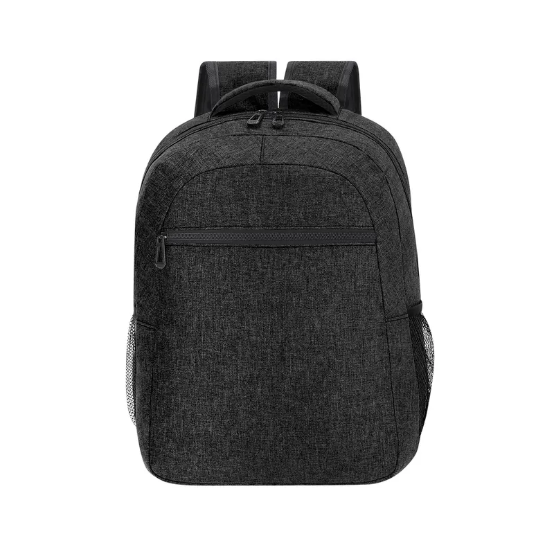 Mochila urbana de poliéster Verbel 600D portátil 15 pulgadas en negro de poliéster 600D, vista frontal