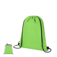 Mochila nevera de cuerdas poliéster Tradan 210D infantil de poliéster 210D/ aluminio, vista frontal