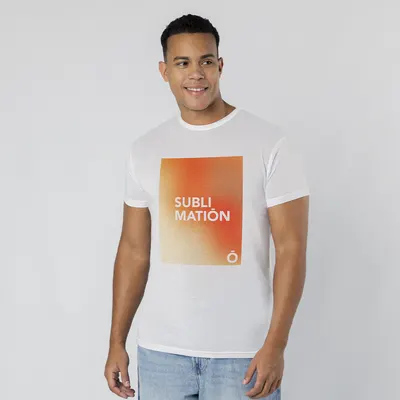 Camiseta poliéster tacto algodón sublimación 140 g personalizable