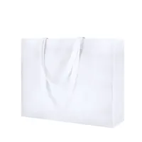 Bolsa non woven Karean 80 g fuelle asas largas 75 cm de non-Woven, vista frontal