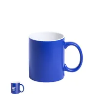 Taza de cerámica Lousa 350 ml para grabado láser de cerámica, vista frontal