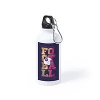 Bidón de aluminio Greims blanco 400 ml para sublimación de aluminio, vista lateral