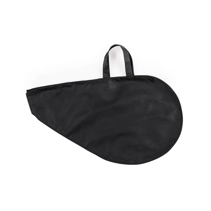 Funda Bidul para jamón de non woven con cremallera en negro de non-Woven, vista frontal
