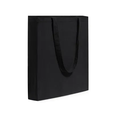 Bolsa de algodón Coina 105 g con fuelle y asas largas personalizable