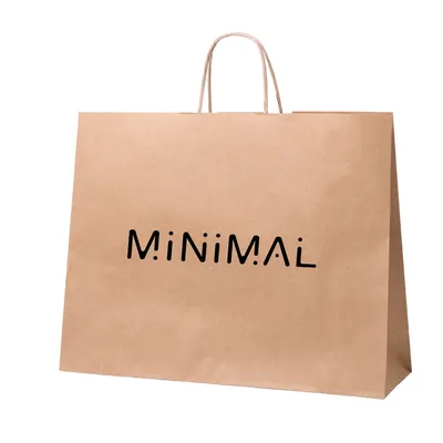Bolsa de papel reciclado 100 g con fuelle personalizable