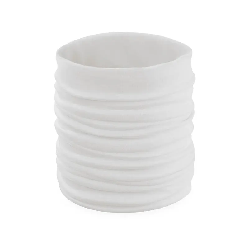 Braga de cuello de poliéster Holiam 130 g infantil en blanco de poliéster 130 g/ m2, vista frontal