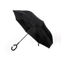 Paraguas reversible manos libres Ø Hamfrey 108 cm de pongee 190T, vista frontal