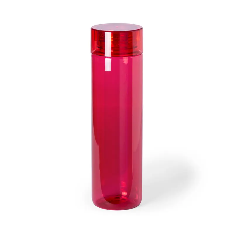 Bidón de tritán Lobrok 780 ml sin BPA en rojo de tritan, vista frontal