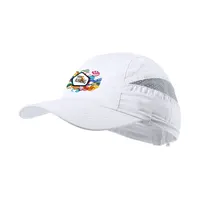Gorra deportiva Laimbur 7 paneles microfibra de microfibra, vista lateral