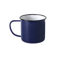 Taza de metal Wilem vintage 380 ml de metal, vista lateral