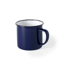 Taza de metal Wilem vintage 380 ml de metal, vista frontal