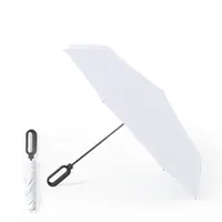 Paraguas plegable antiviento Ø Brosmon 100 cm mosquetón de pongee 190T, vista frontal
