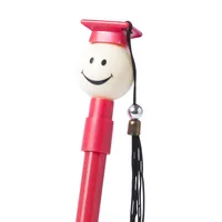 Bolígrafo de graduación Gradox con pompón de tela, detalle 2