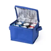 Nevera non woven Hertum 4 l con bandolera de non-Woven/ aluminio, vista lateral