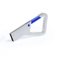 Memoria USB Drelan 8 GB metálica con mosquetón de metal, detalle 4
