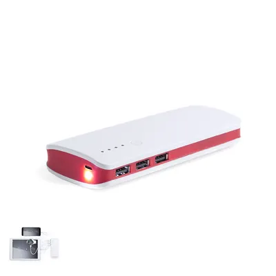 Batería externa 10.000 mAh 3 salidas USB personalizable