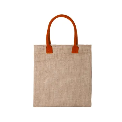 Bolsa de yute Kalkut con asas de algodón medianas personalizable