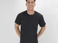 Camiseta de algodón Keya 150 g en blanco de 100% algodón ring spun, single jersey 150 g/, vista frontal