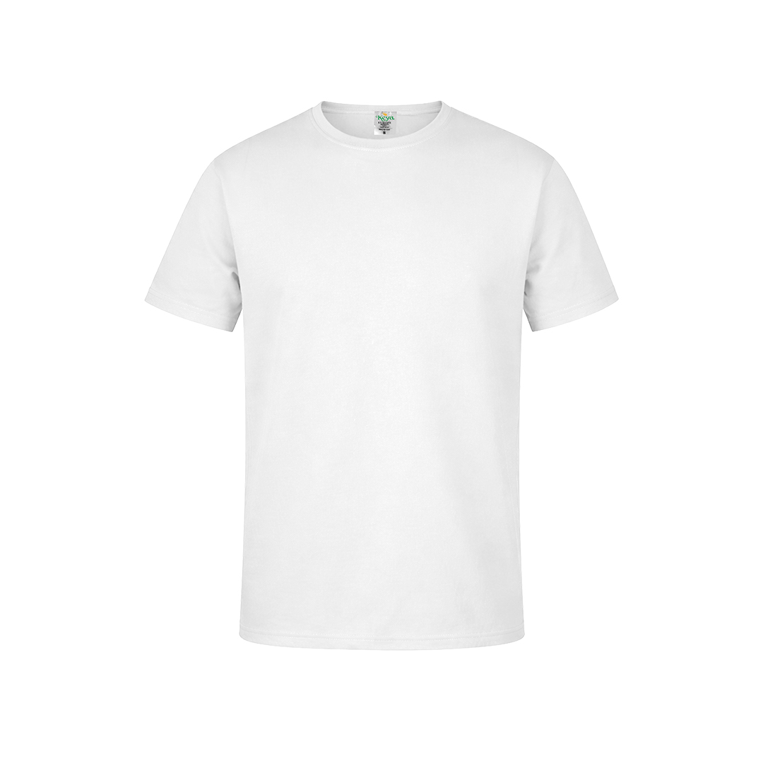 Camiseta Keya Mc180 en color camiseta ad.bla. -keya-mc180 blanco