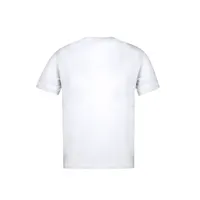 Camiseta de algodón Keya 180 g en blanco de 100% algodón ring spun, single jersey 180 g/, vista lateral