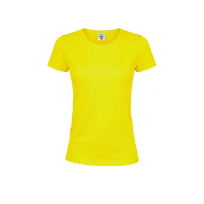 Camiseta de algodón Keya 150 g mujer en colores personalizable