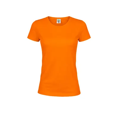 Camiseta de algodón Keya 150 g mujer en colores personalizable