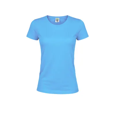 Camiseta de algodón Keya 150 g mujer en colores personalizable